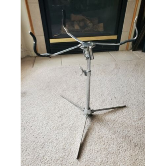 Vintage 1970s‎ Standard Flat Base Snare Drum Stand w/Damaged Rubber - Picture 2 of 8